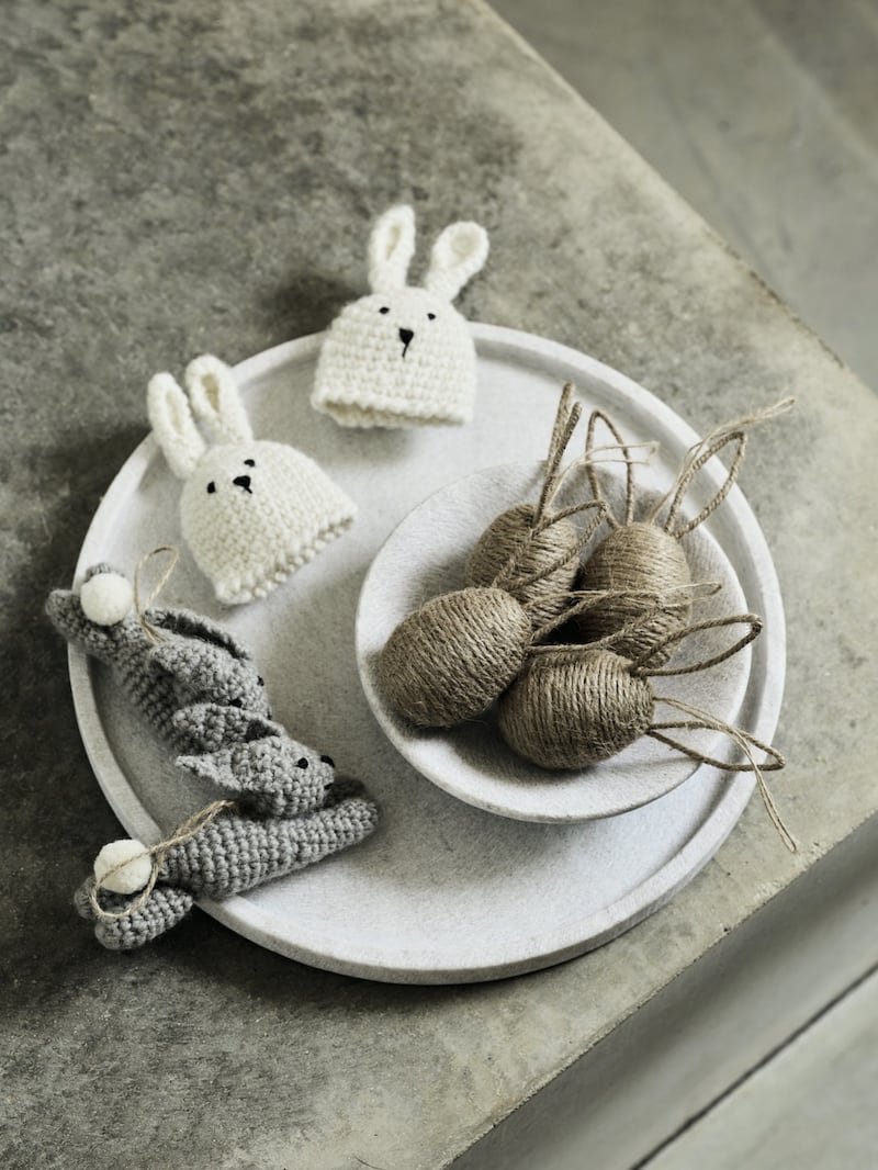 Crochet cosies from The White Company