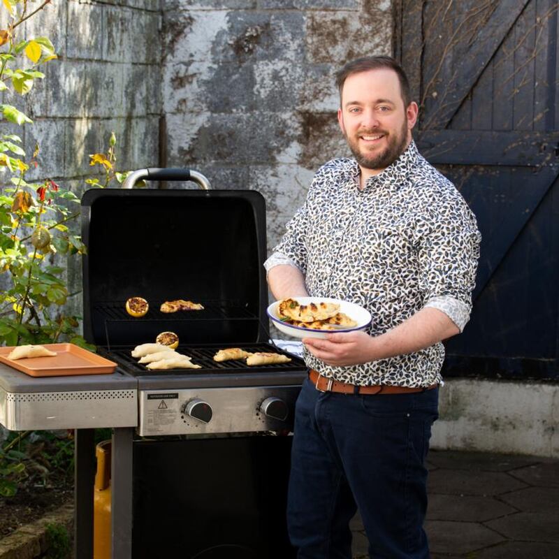 Pastry chef Shane Smith makes barbecued s’more parcels. Photograph: Tom Honan/The Irish Times