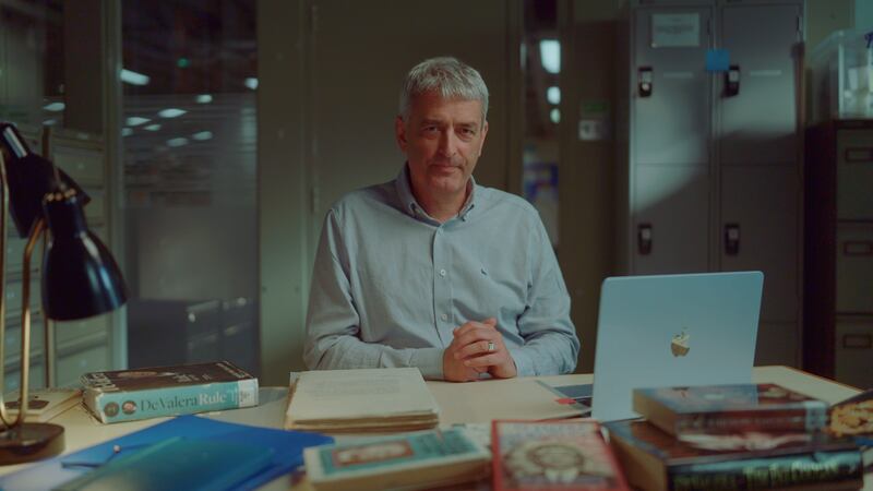 David McCullagh is the presenter of Rise and Rule, a two-part series on RTÉ Television about Éamon de Valera