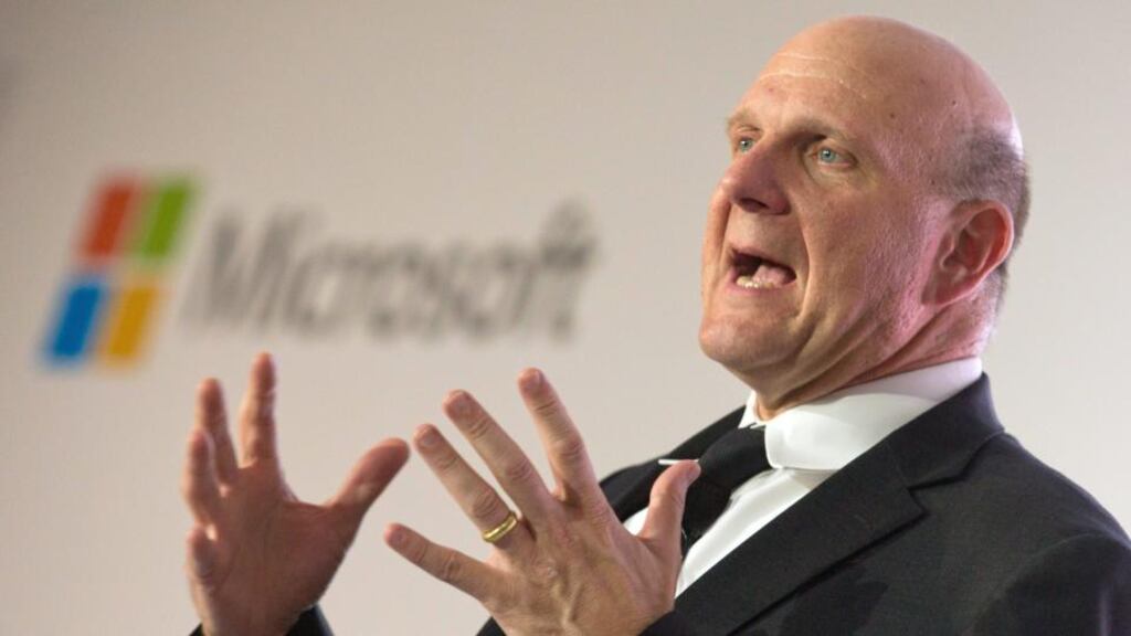 Steve Ballmer (58) outbid two groups, one led by media mogul David Geffen that offered $1.6 billion and included TV talk show maven Oprah Winfrey and Oracle chief executive Larry Ellison. Photograph:  Michael Kappler/EPA