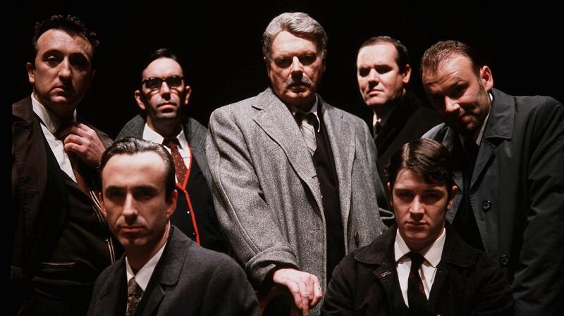 From ‘A Whistle in the Dark’ by Tom Murphy at the Abbey Theatre in October 2001