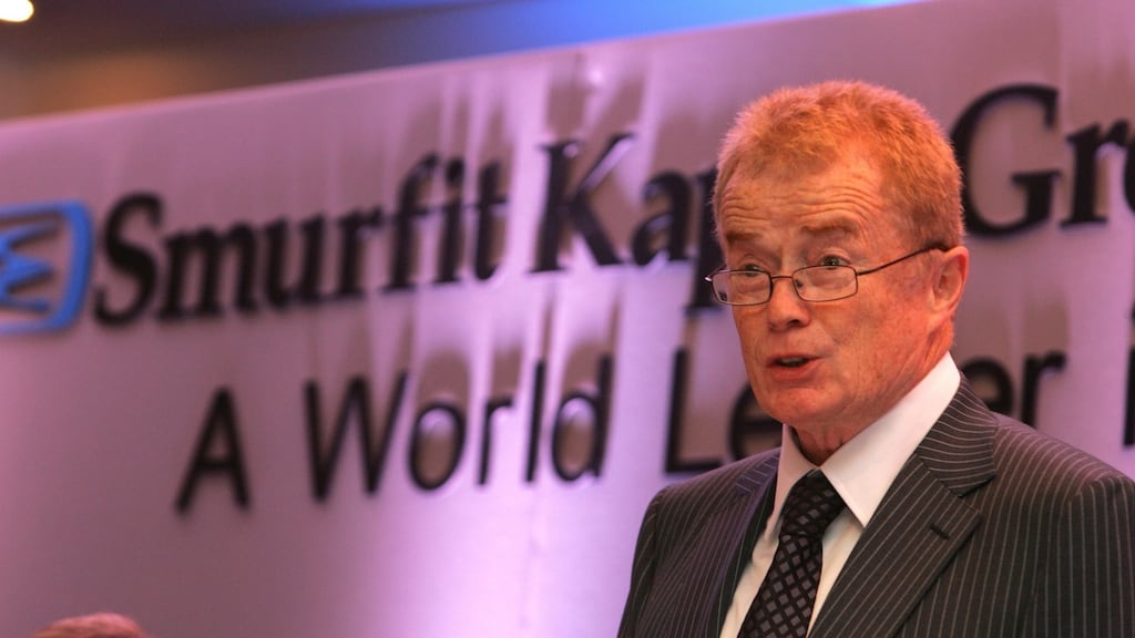 Smurfit Kappa chairman Liam O’Mahony said the IP bid “entirely fails to value the group’s intrinsic business worth and prospects”. Photograph: Cyril Byrne