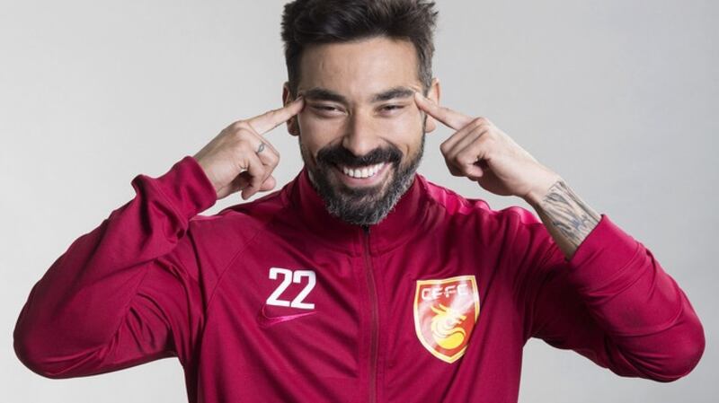 Lavezzi didn’t do himself any favours with this photograph. Photo: Daniel Pérez/EPA