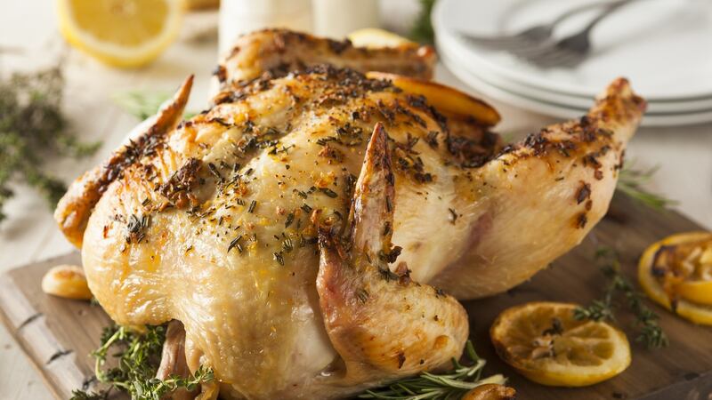 Roast chicken is a good choice for when you need building up after illness. Photograph: iStock