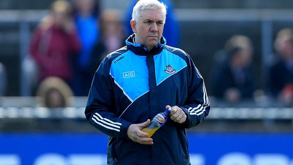 Ger Cunningham’s Dublin must travel to play Clare in their National League relegation play-off. Photograph: Donall Farmer/Inpho