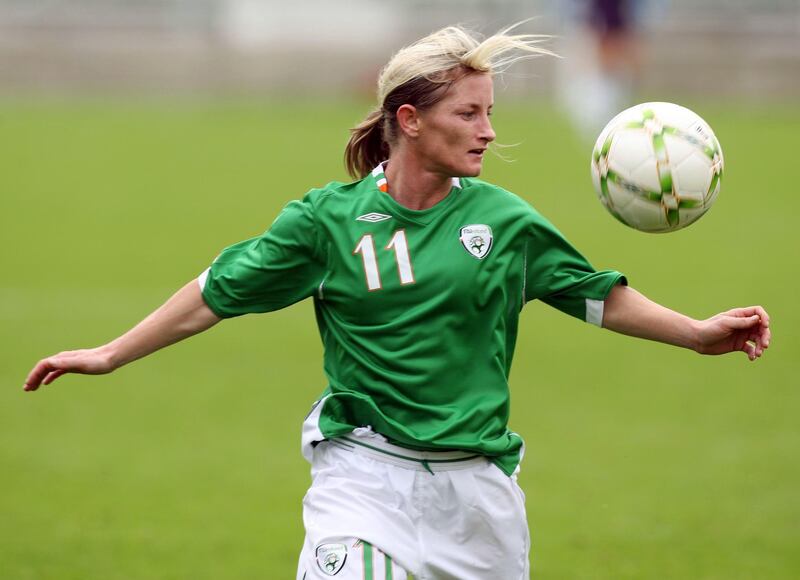 Olivia O'Toole at the Women's European Championship qualifier in October 2007. Photograph: Lorraine O'Sullivan/Inpho