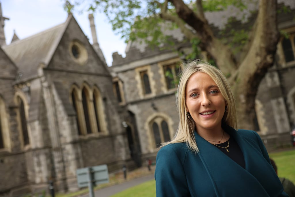 Paige Haarhoff: 'Me figuring out public transport was next level. But to be fair, there’s a lot of ghost buses. It’s a nightmare.' Photograph: Dara Mac Dónaill