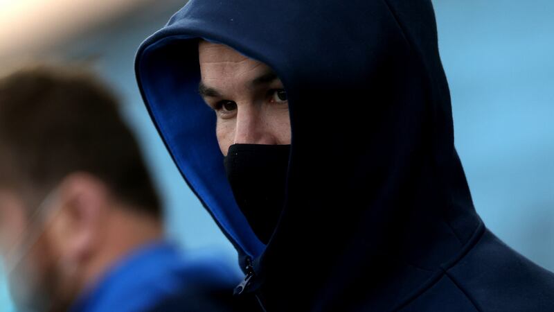 Leinster’s Johnny Sexton after the game. Photograph: James Crombie/Inpho