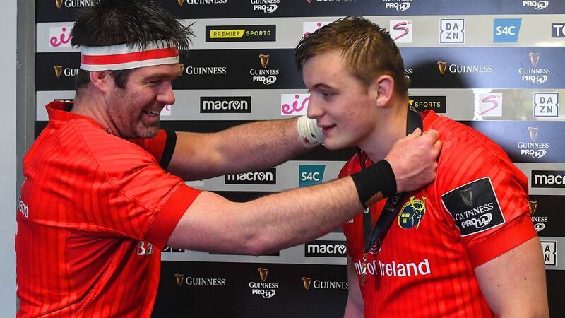 Munster’s Gavin Coombes has been in excellent form for Munster. Photograph: Inpho