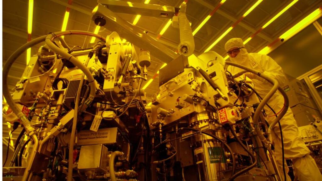 Euro zone manufacturing growth slowed slightly more than initially thought last month. Photo: Alan Betson/The Irish Times