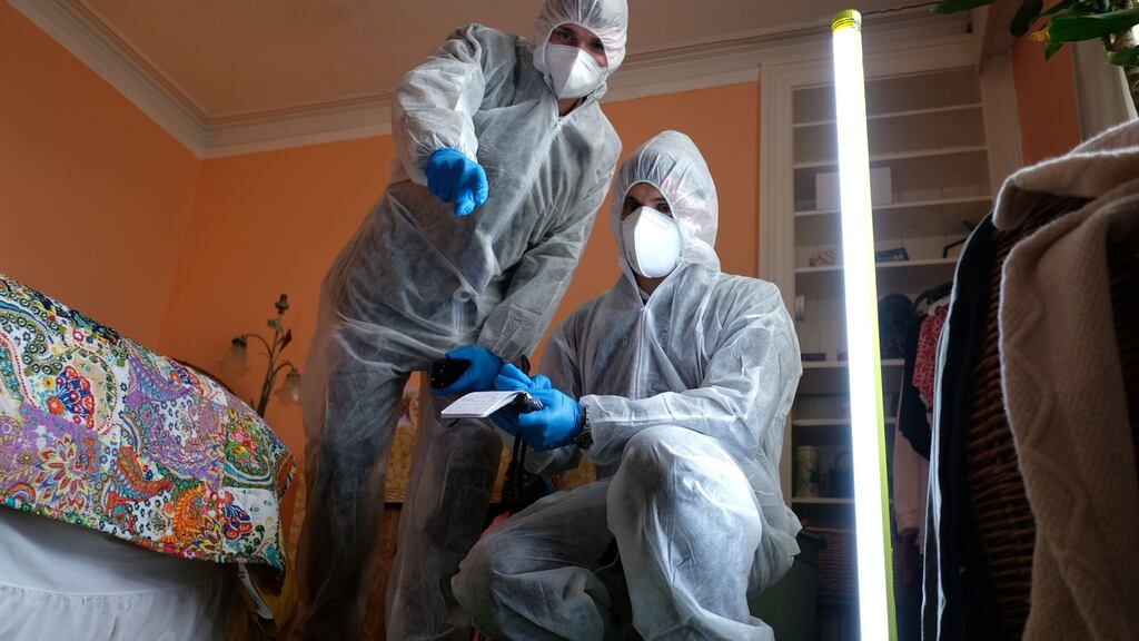 Murder Island: brothers-in-law and aspiring sleuths Andrew and Nick