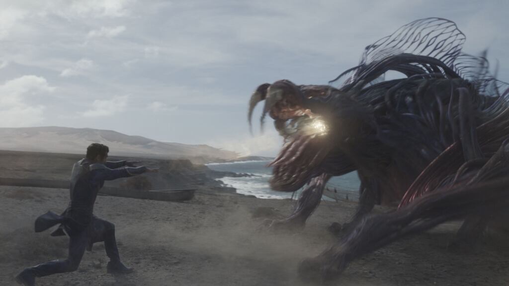 Kingo, played by Kumail Nanjiani, in Eternals. Photograph: Marvel Studios