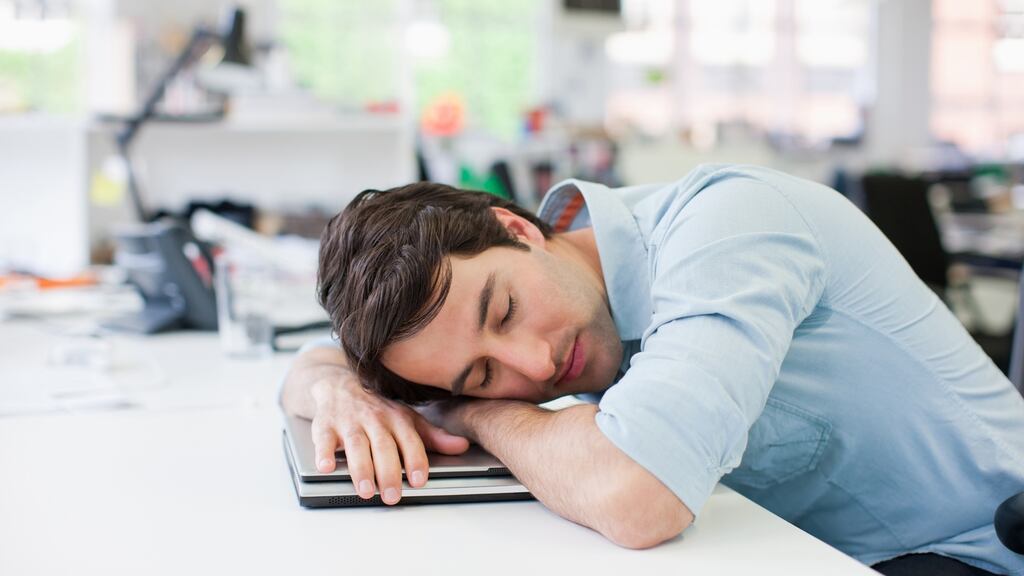 Employers aren’t quite ready to allow naps during low-energy spells. Photograph: Getty Images