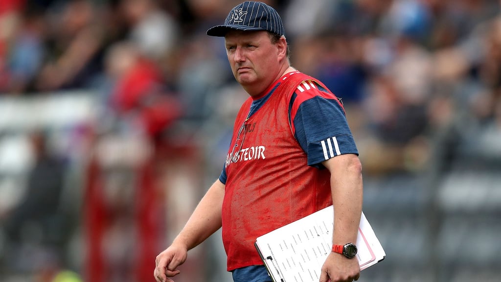 Keith Ricken: “If you’re 23 or 24 and on the Cork football team for a couple of years and looking at young fellas coming through, you see there’s hope. There’s plenty of guys with the same commitment, skill and mentality as yourself.” Photograph: Bryan Keane/Inpho