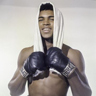 Float like a Butterfly: Muhammad Ali, Frances’s inspiration in Carmel Winters’s film. Photograph: Stanley Weston/Getty