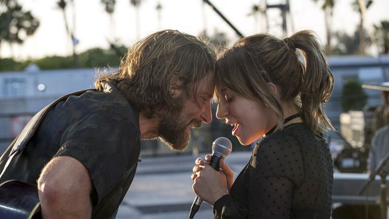 Bradley Cooper and Lady Gaga are the leads in box office hit A Star Is Born, Cooper’s version of the 1937 film previously remade in 1954 and 1976.
