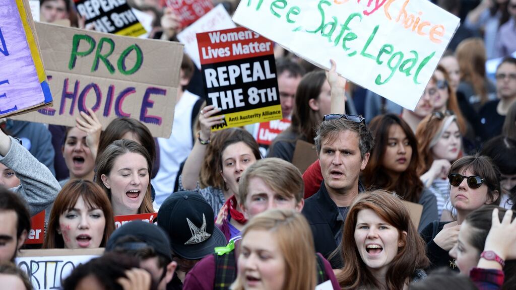 This year’s March for Choice in Dublin, organised by the Abortion Rights Campaign. Supporting the legalisation of abortion does not imply that you morally agree or disagree with it. It is merely an acknowledgment of the reality that it happens, combined with a commitment to show compassion to Irish citizens. Photograph: Eric Luke.