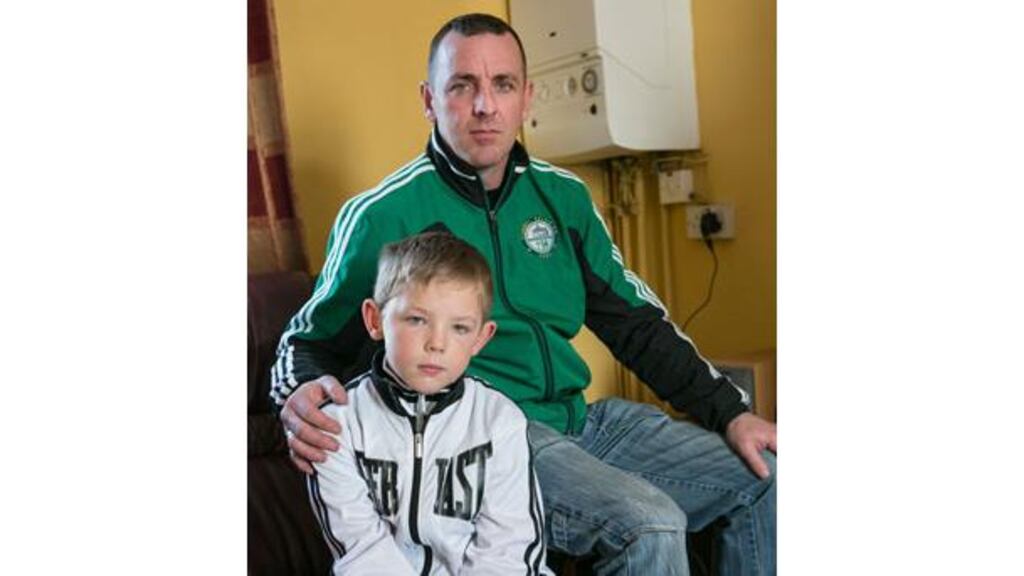 Dermot O'Donovan and his son Conor at their home in Clonmel. Photograph: John D Kelly.