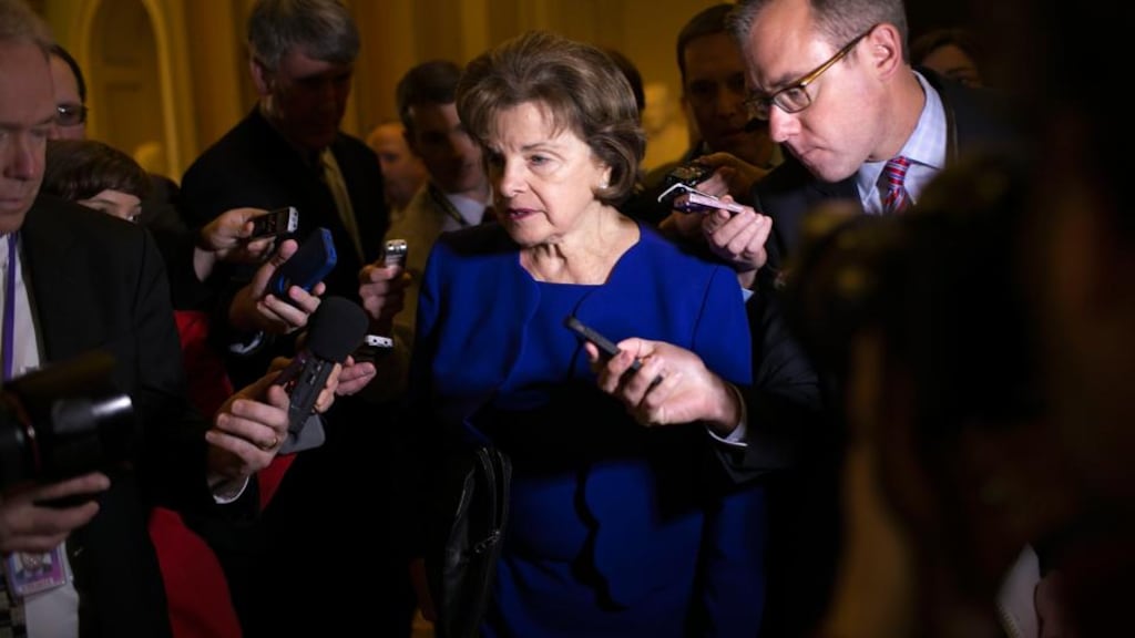 Dianne Feinstein, chairwoman of the Senate intelligence committee, accused the CIA last month of breaking the law by searching computers used by committee staff working on the report on CIA interrogations. Photograph: Win McNamee/Getty Images