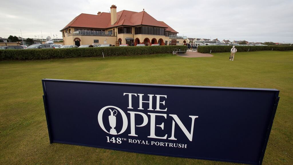 The clubhouse at Royal Portrush in Co Antrim. Photograph: PA