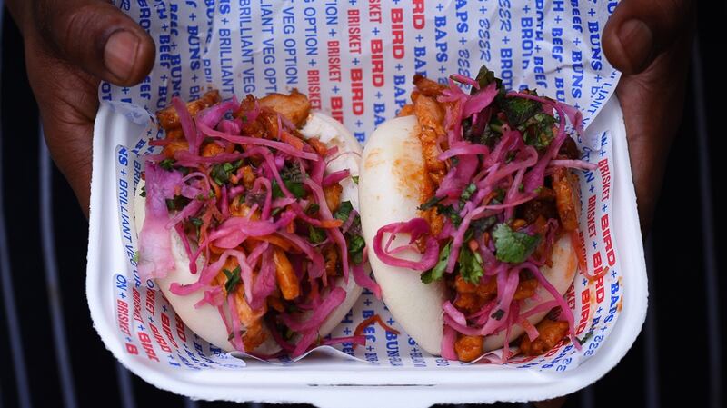 London’s street food scene has a truly international flavour. Photograph: Niamh Shields