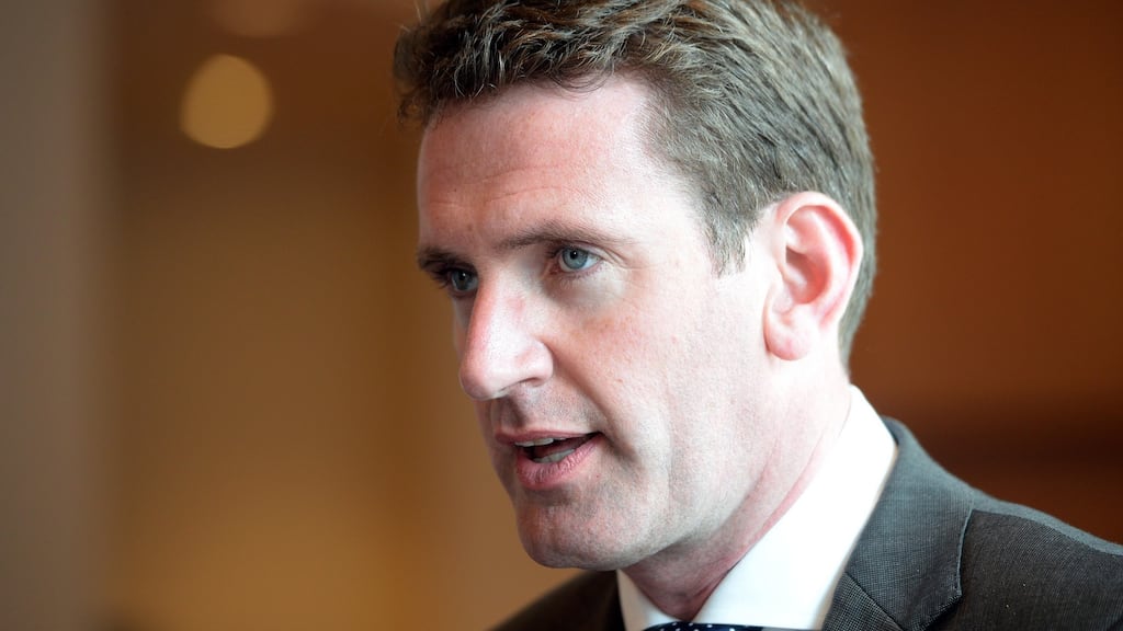 Labour Minister of State Aodhán Ó Ríordáin and Ciara Conway, who spoke in favour of the Sinn Féin proposal, were absent for the vote. Photograph: Eric Luke/ The Irish Times