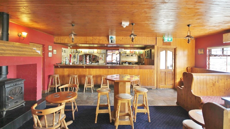 The lounge of Tutty’s Bar, Hollywood, Co Wicklow