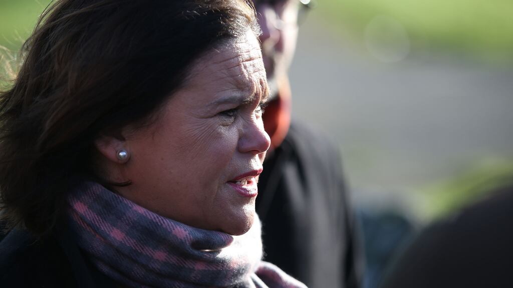 Sinn Féin’s Mary Lou McDonald: her party is at 25 per cent in the latest Irish Times poll. Photograph Nick Bradshaw/The Irish Times