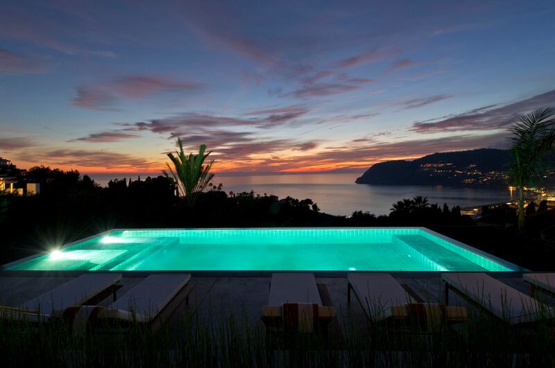 Flecha Negra: the swimming pool of Ronan McKenna’s five-bedroom Andalusian villa