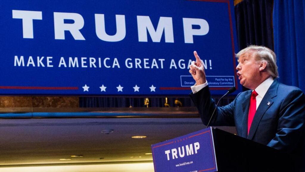 Donald Trump’s touting of protectionism struck a chord with those desperate for some solution to their declining incomes. Photograph: Christopher Gregory/Getty Images