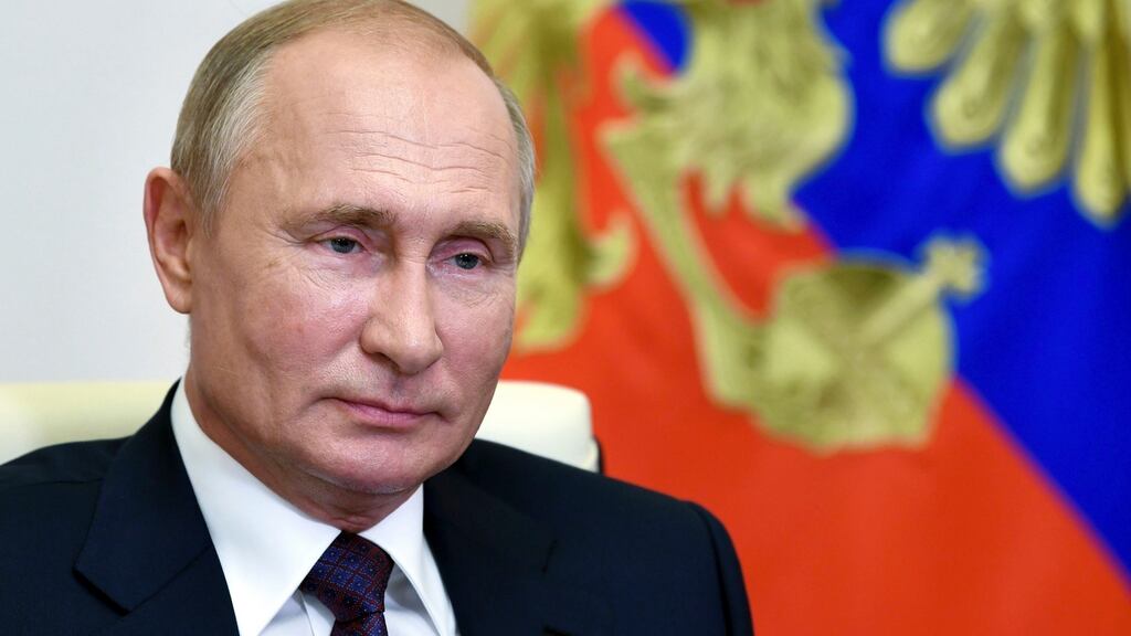 Russian president Vladimir Putin’s government is threatening Facebook, Telegram, TikTok and Google with fines for not removing content. Photograph: Alexei Nikolsky, Sputnik, Kremlin Pool Photo via AP