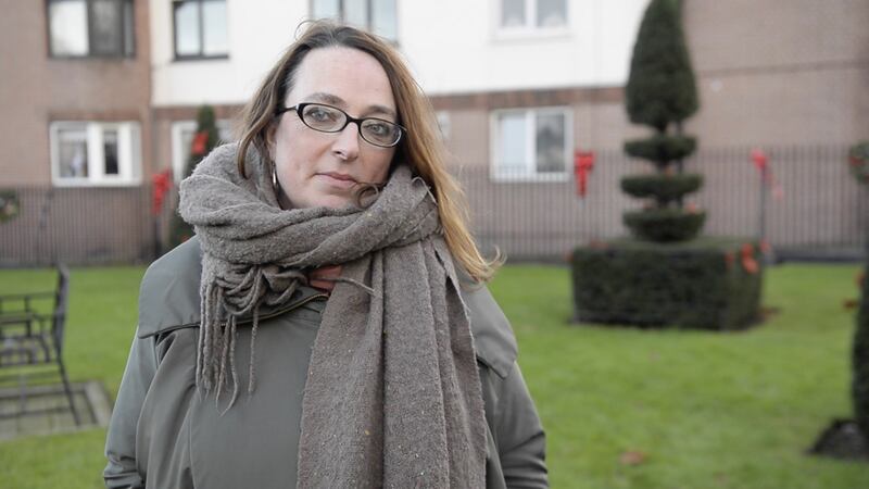 Ellen Rowley, architectural historian, in front of Herbert Simms most celebrated building: Chancery Park in Dublin. Photograph: Enda O’Dowd