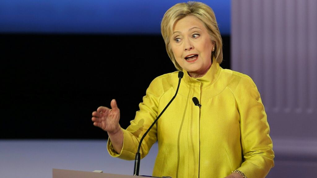 US Democratic presidential candidate Hillary Clinton: underlying flaws in her candidacy that should unnerve the Democratic Party. Photograph: Tasos Katopodis/AFP/Getty Images