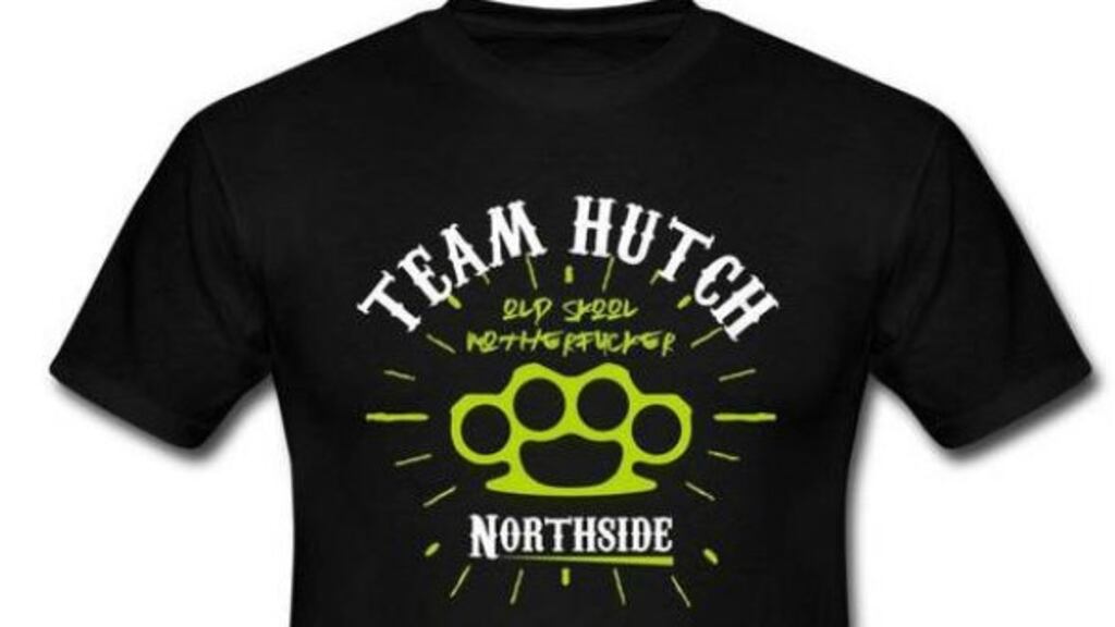 A ‘Team Hutch’ T-shirt. Photograph: Craic Clothing