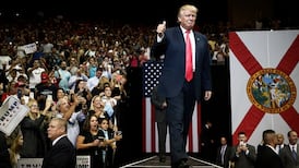 Trump demands election rally attendees sign disclaimer over Covid-19 risk