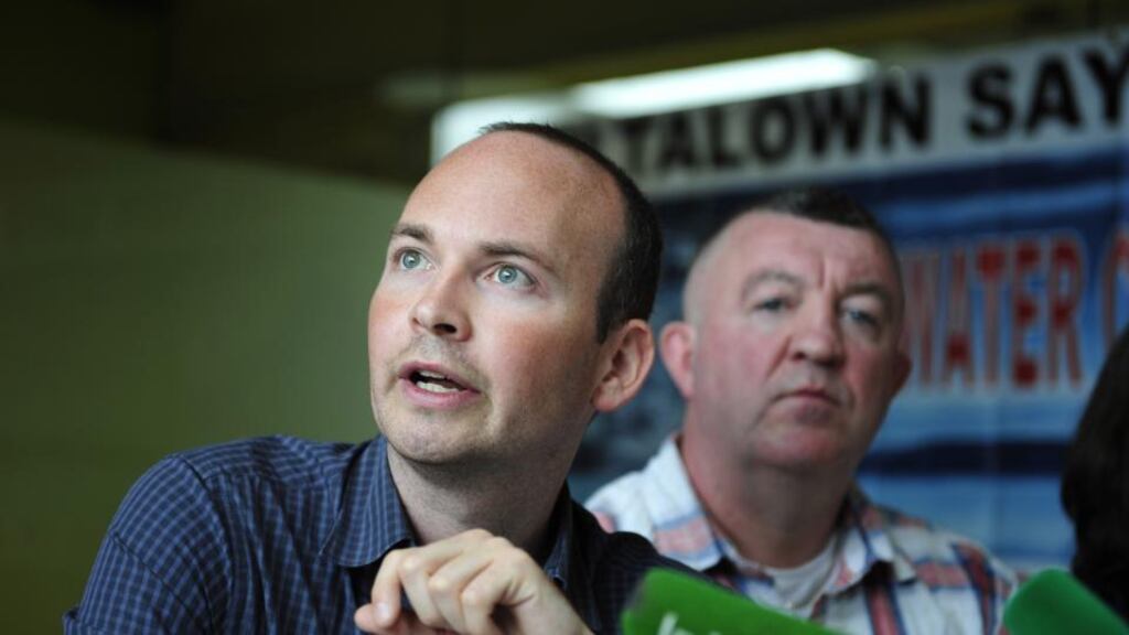 Anti-Austerity Alliance TD Paul Murphy has said he does not want to go to prison over the water charges issue. Photograph: Aidan Crawley.