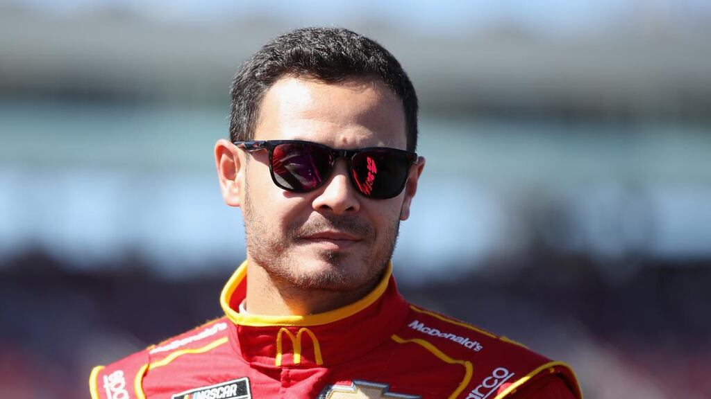 Kyle Larson has been suspended without pay by both Nascar and his team, Chip Ganassi Racing. Photograph: Christian Petersen/Getty