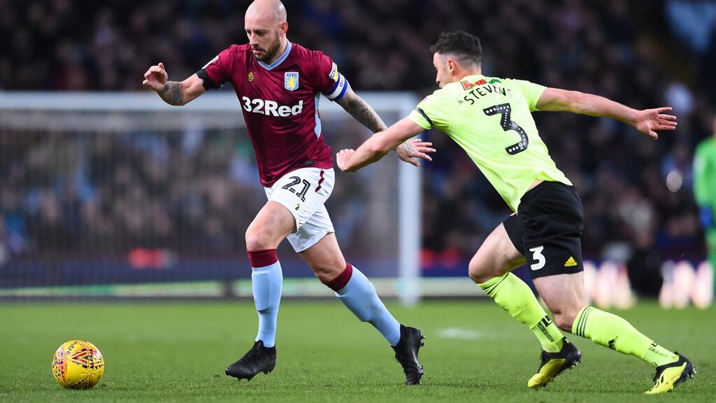 Enda Stevens has signed a contract extension at Sheffield United, keeping him at the club until the summer of 2022. Photograph: Nathan Stirk/Getty Images