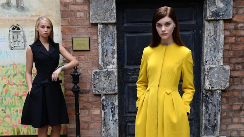 Shades of Gray in Anrotts winter fashion show