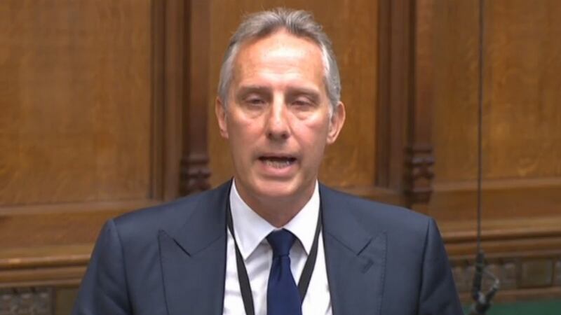 DUP MP Ian Paisley Jnr apologising to the House of Commons in London for failing to register two family holidays funded by the Sri Lankan government earlier this year. File photograph: PA Wire.