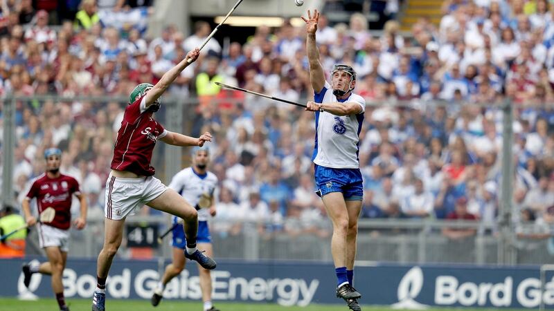 Waterford’s Kevin Moran catches a high ball during the All-Ireland final. Photo: Tommy Dickson/Inpho