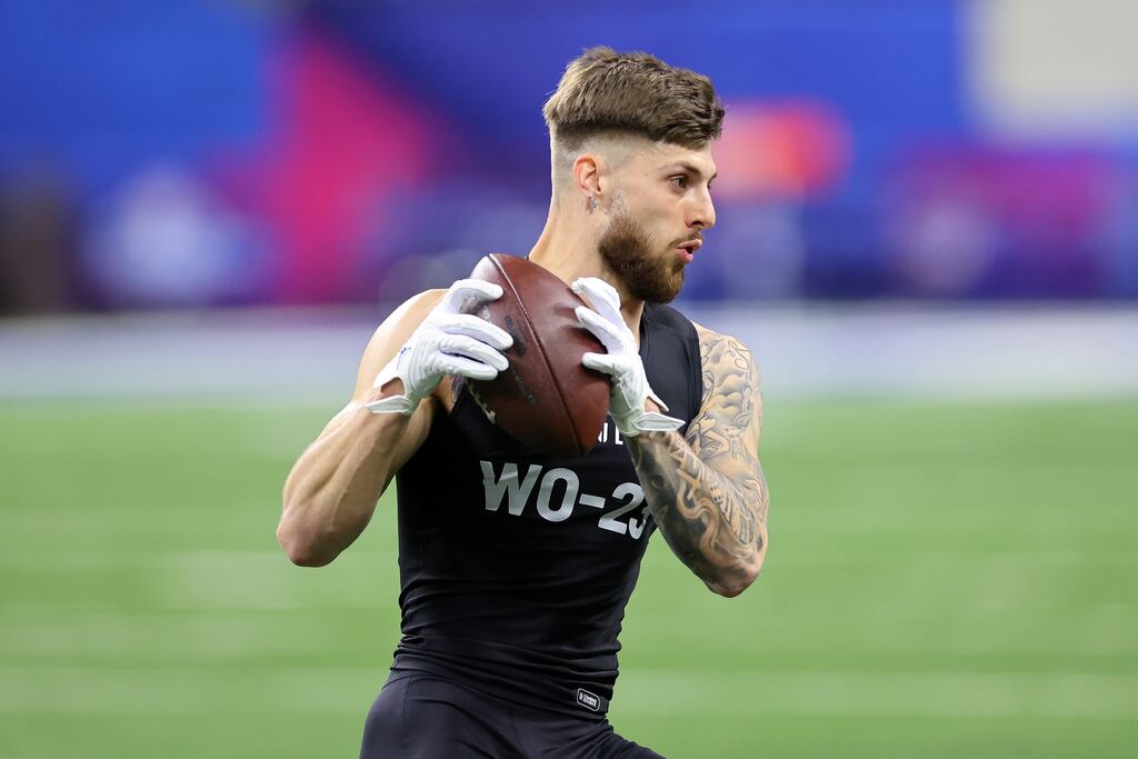 Ricky Pearsall (23) was released from hospital on Sunday, according to a statement from the San Francisco 49ers. Photograph: Stacy Revere/Getty