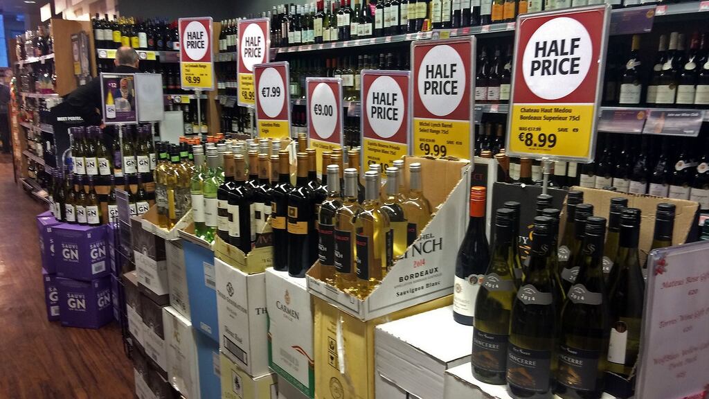 The Government’s plans for minimum unit pricing on alcohol may not find support from Europe. Photograph: Eric Luke