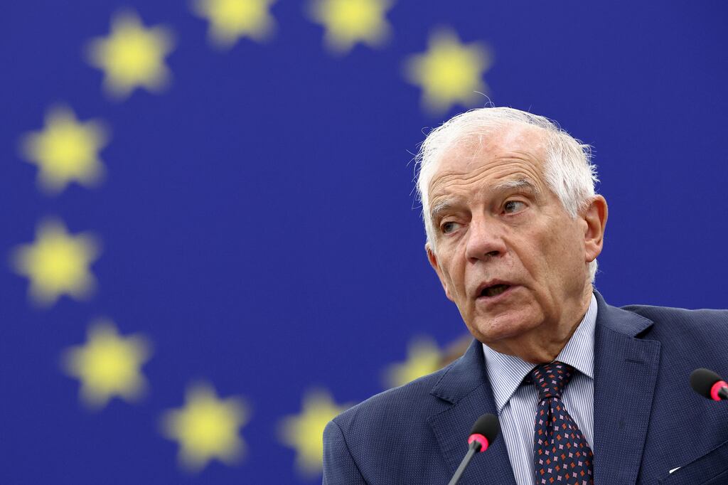 EU foreign affairs chief Josep Borrell said it had taken member states too long to agree to jointly condemn the attacks on Unifil forces. Photograph: Frederick Florin/AFP via Getty Images