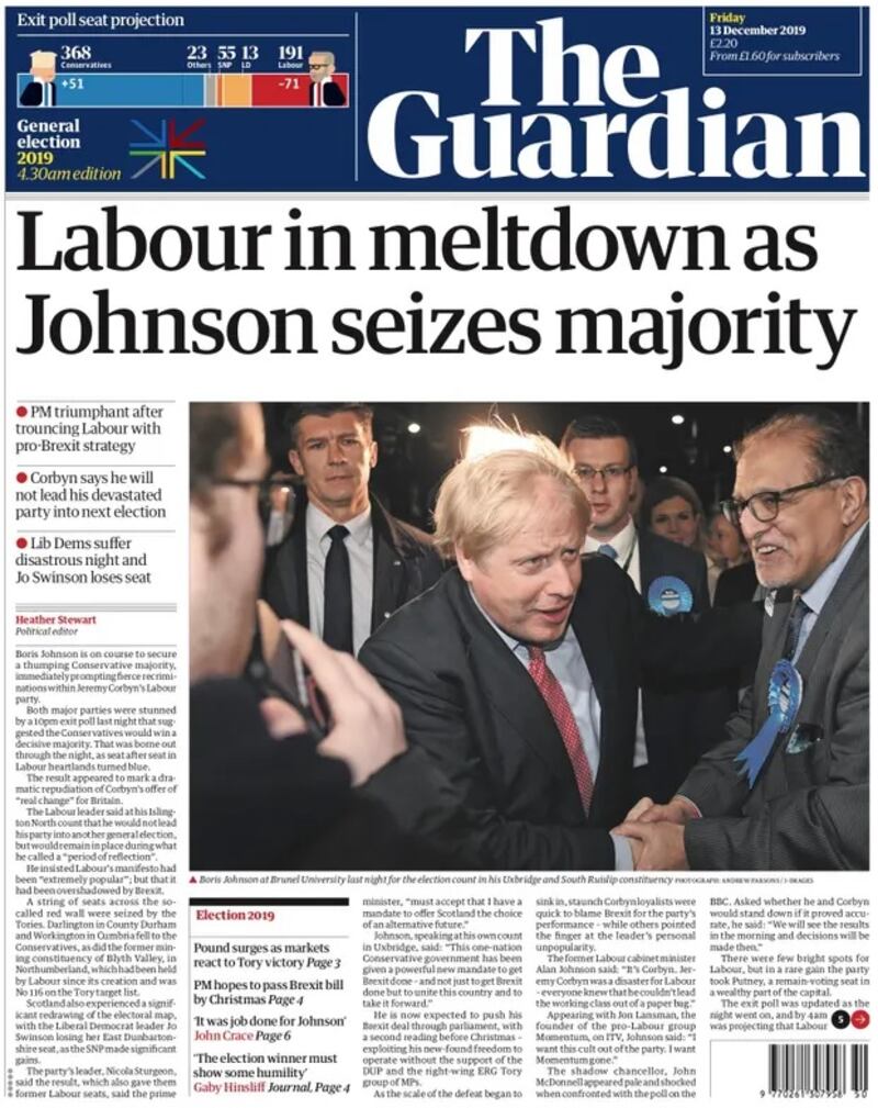 The Guardian, December 13th, 2019