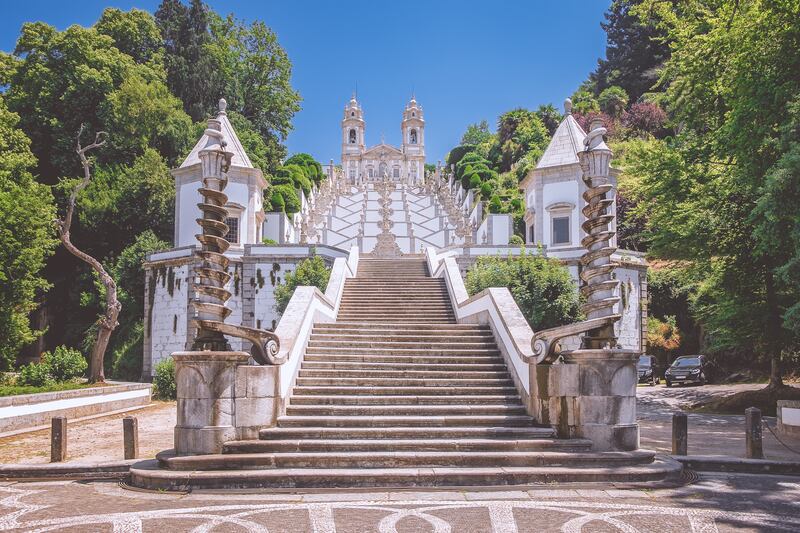 Visit the Sanctuary of Bom Jesus do Monte in Braga
