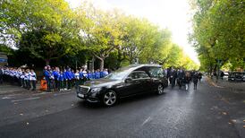 ‘Stand your ground. Don’t give up. Keep going’ - Brian Mullins remembered at funeral in Dublin