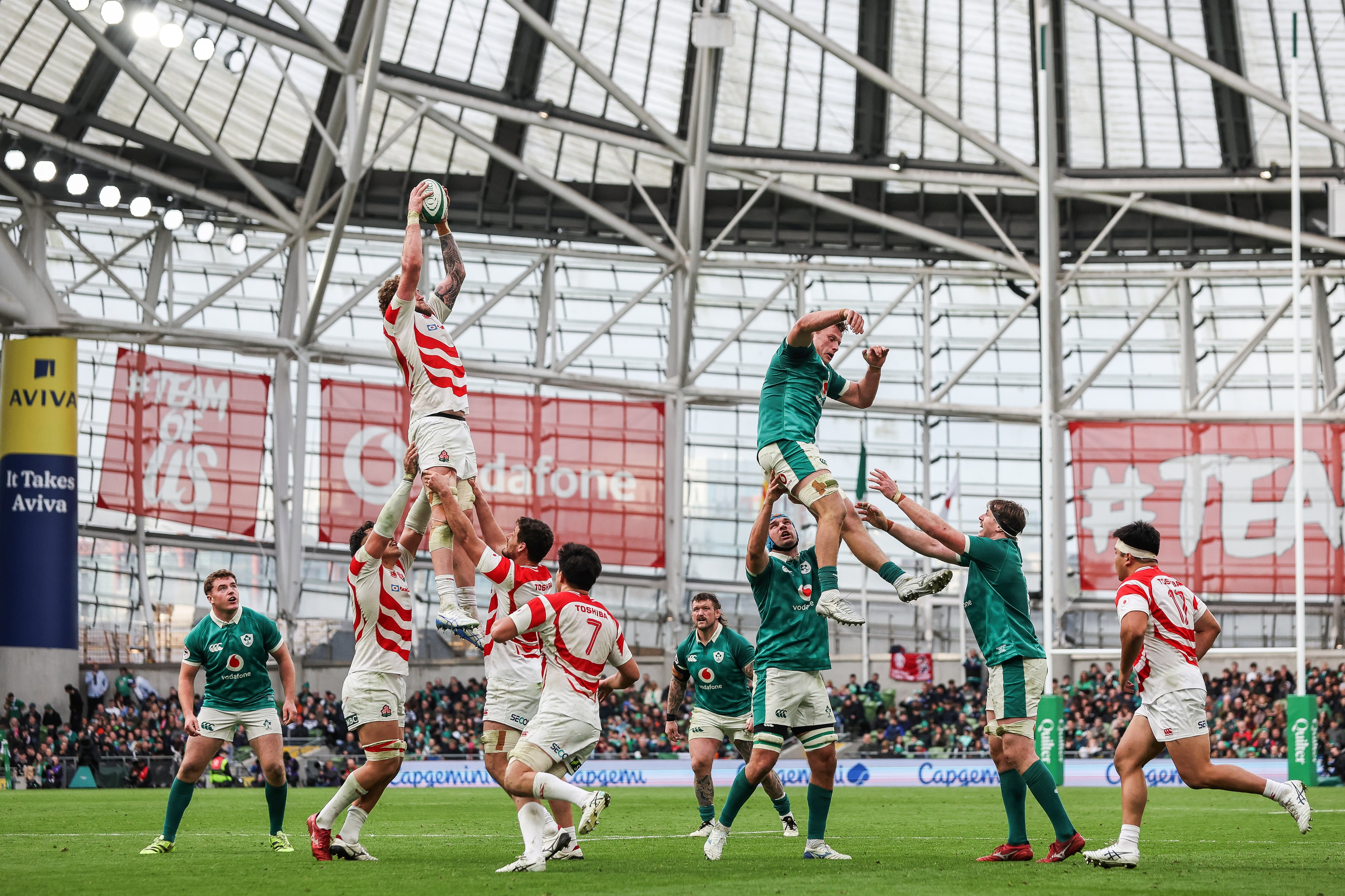 Lineout struggles cause concern for Ireland against Japan