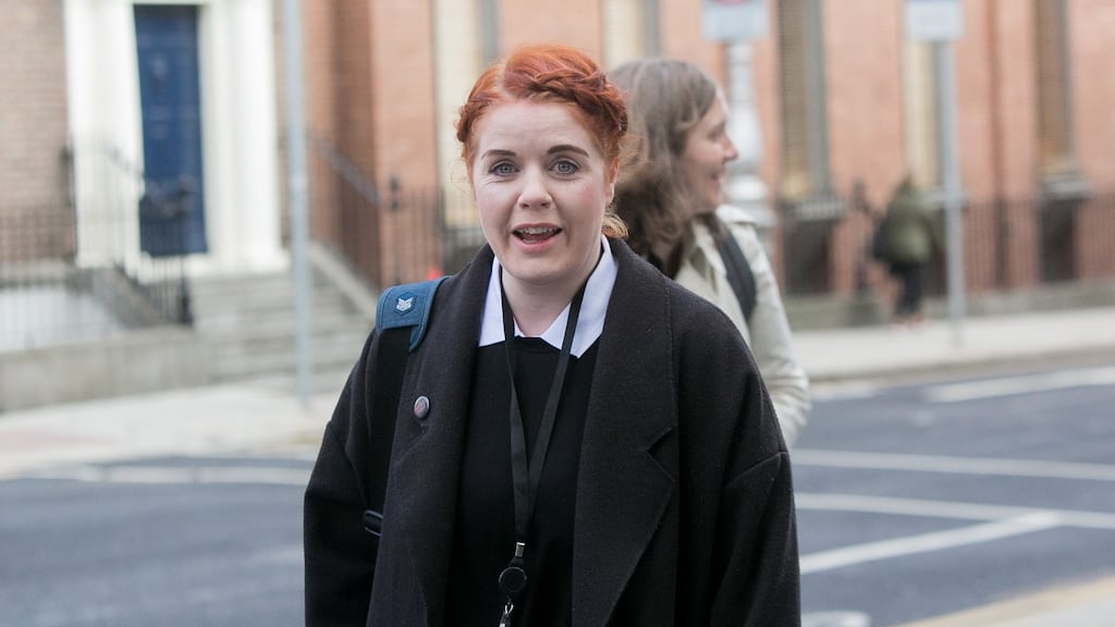 Green Party TD Neasa Hourigan at Leinster House on Kildare Street, Dublin. File photograph: Gareth Chaney/Collins