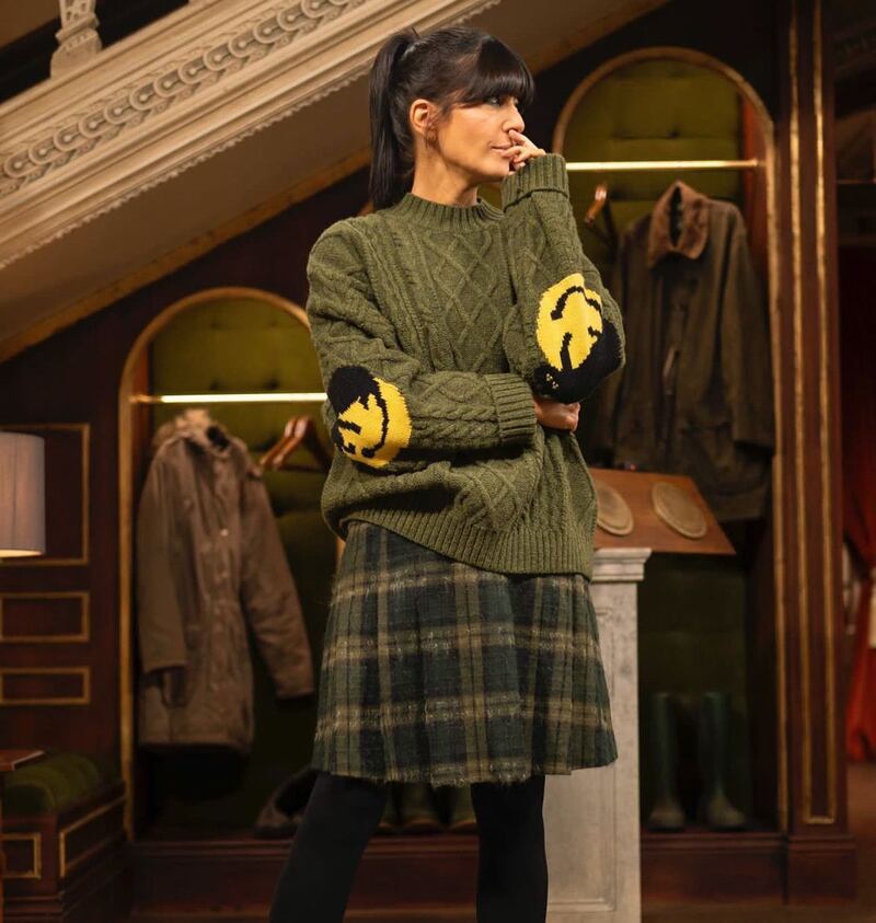 Claudia Winkleman, styled by Sinéad McKeefry for the show The Traitors